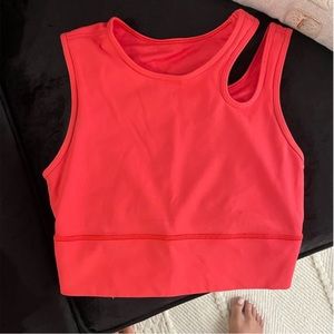 Summer orange lululemon top